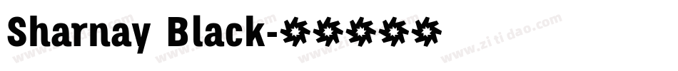 Sharnay Black字体转换